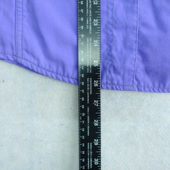 Scrubstar Scrub Top Women M Purple Solid‎ Short Sleeve Polyester Blend Pockets - Picture 5 of 5